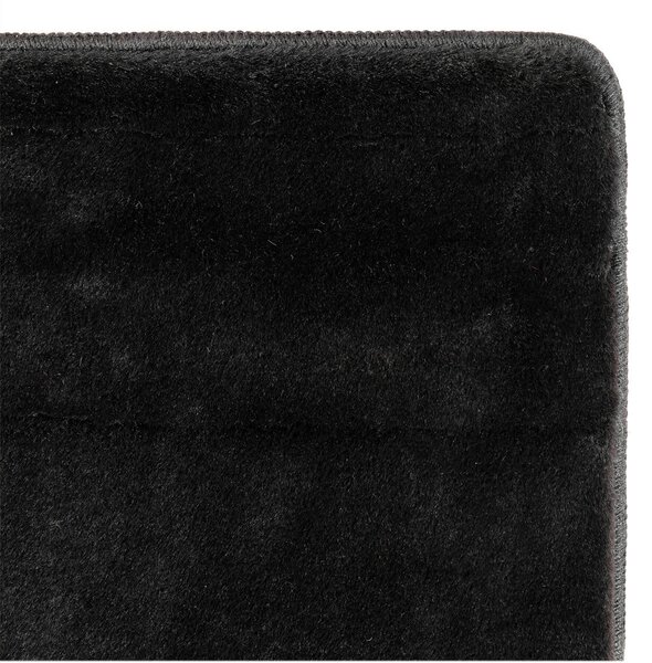 Ayyildiz , Kusový koberec Joy 1400 black kruh, 80x80 (priemer) kruh, čierna, chodba / predsieň