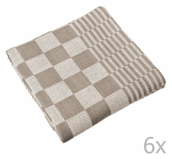 Bavlnené utierky v súprave 6 ks 65x65 cm Mineur – Tiseco Home Studio
