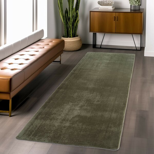 Ayyildiz, Kusový koberec Joy 1400 green, 60x100, zelená, chodba / predsieň