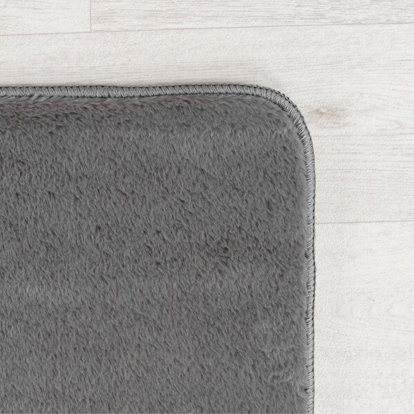 Ayyildiz , Kusový koberec Joy 1400 grey kruh, 80x80 (priemer) kruh, šedá, chodba / predsieň
