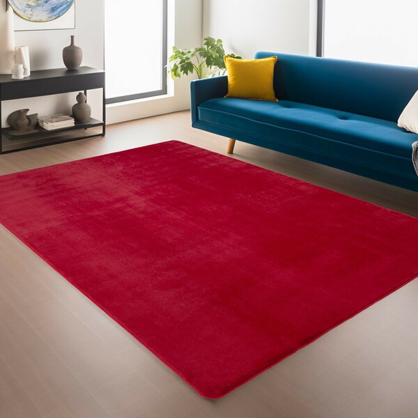 Ayyildiz , Kusový koberec Joy 1400 red, 60x100, červená, chodba / predsieň