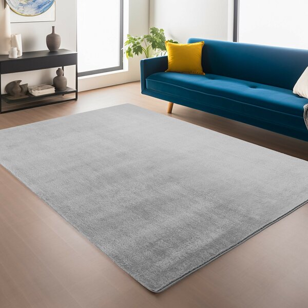 Ayyildiz , Kusový koberec Joy 1400 silver, 60x100, šedá, chodba / predsieň