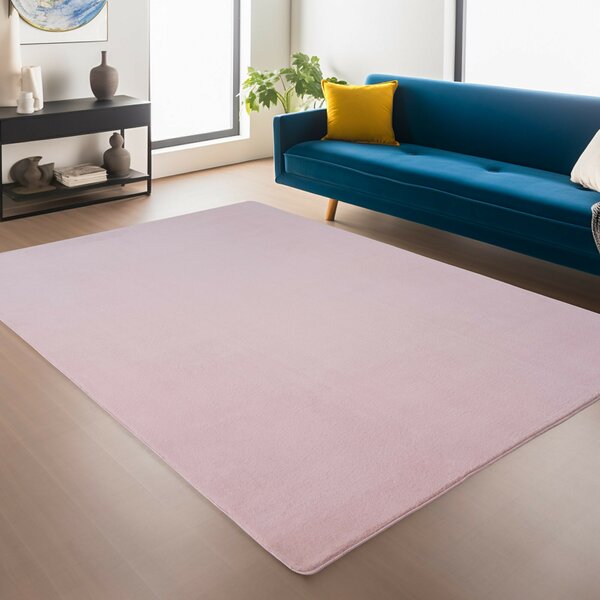 Ayyildiz , Kusový koberec Joy 1400 rose, 60x100, ružová, chodba / predsieň