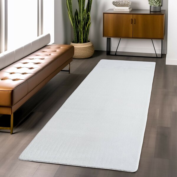 Ayyildiz , Kusový koberec Joy 1400 white, 60x100, biela, chodba / predsieň