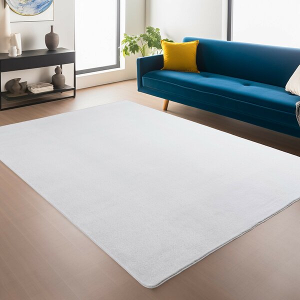 Ayyildiz , Kusový koberec Joy 1400 white, 60x100, biela, chodba / predsieň