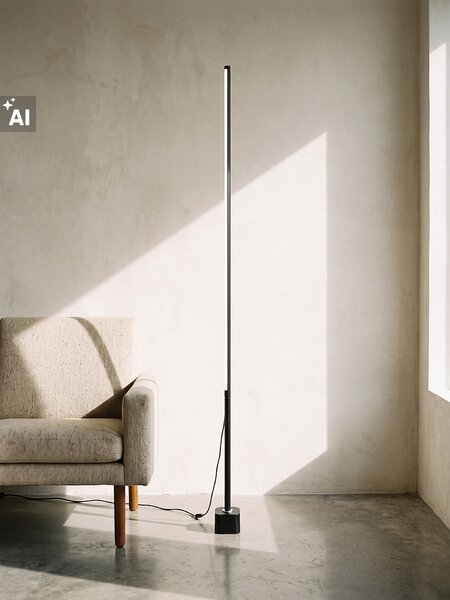 Sinsay - LED stojaca lampa - čierna
