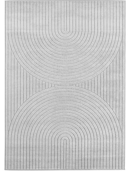 Ayyildiz , Kusový koberec Nova 1201 silver - na von aj na doma, 80x150, šedá, chodba / predsieň