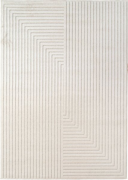 Ayyildiz, Behúň Nova 1202 cream - na von aj na doma, 80x250, biela, chodba / predsieň