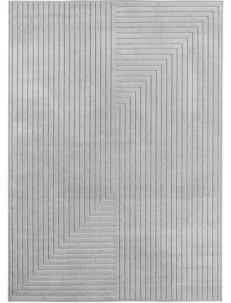 Ayyildiz , Kusový koberec Nova 1202 silver - na von aj na doma, 80x150, šedá, chodba / predsieň