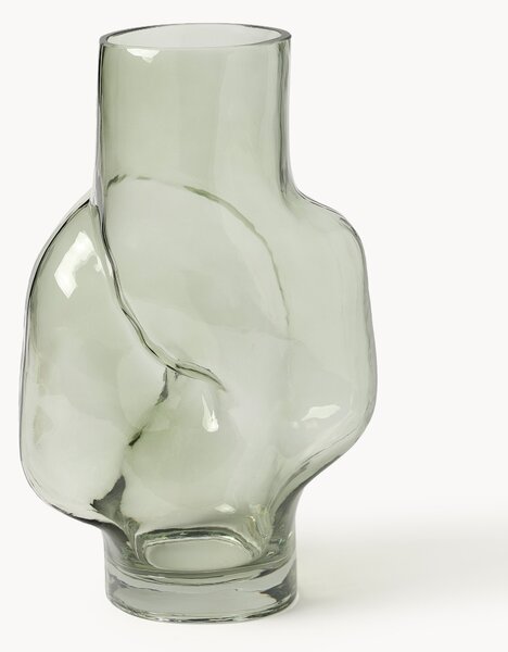 Ručne vyrobená sklenená váza Gleam, V 32 cm