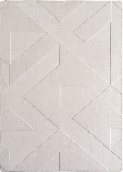 Ayyildiz , Kusový koberec Pompei 1613 cream, 80x150, biela, chodba / predsieň