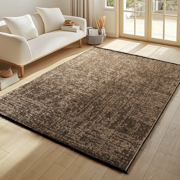 Ayyildiz , Kusový koberec Space 1900 brown, 80x150, hnedá, chodba / predsieň
