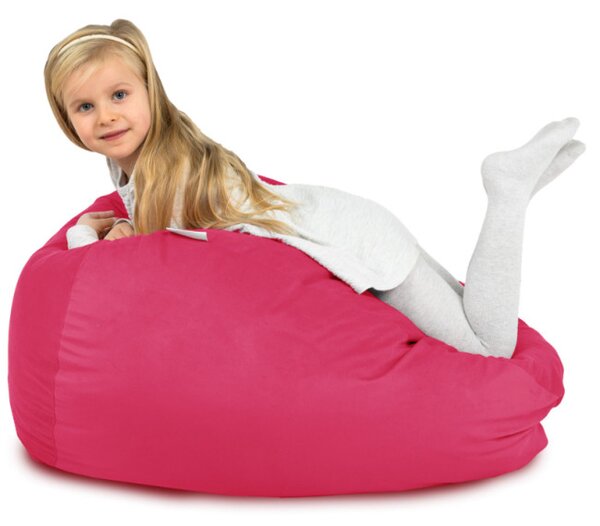 Plyšový sedací vak SAKO Ružový