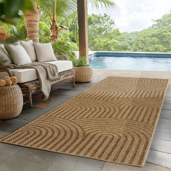 Ayyildiz , Kusový koberec Timber 1401 beige - na von aj na doma, 80x150, béžová, chodba / predsieň