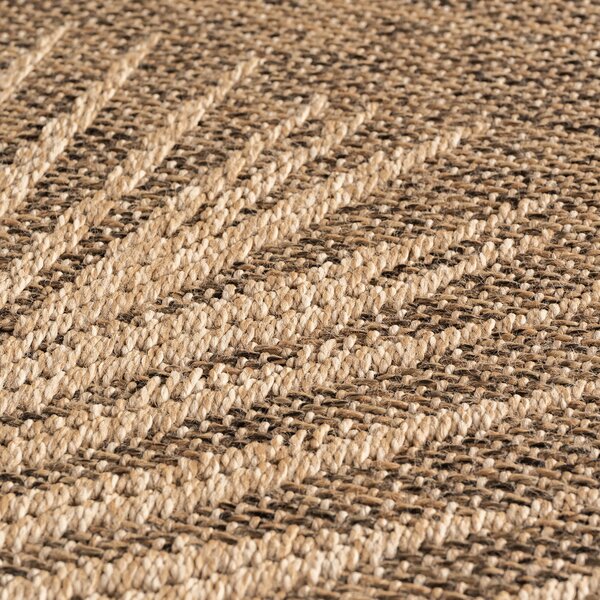 Ayyildiz, Behúň Timber 1403 brown - na von aj na doma, 80x250, hnedá, chodba / predsieň