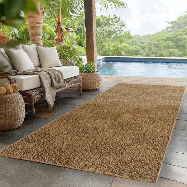 Ayyildiz, Behúň Timber 1405 beige - na von aj na doma, 80x250, béžová, chodba / predsieň
