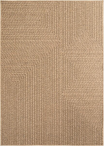 Ayyildiz , Kusový koberec Timber 1404 beige - na von aj na doma, 200x290, béžová, chodba / predsieň