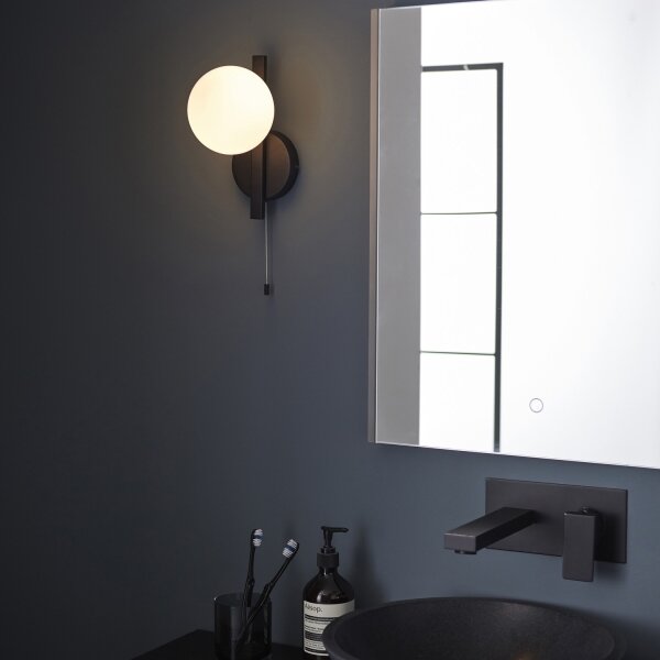 Endon 94081 - Kúpeľňové nástenné svietidlo SPA 1xG9/3W/230V IP44 čierne