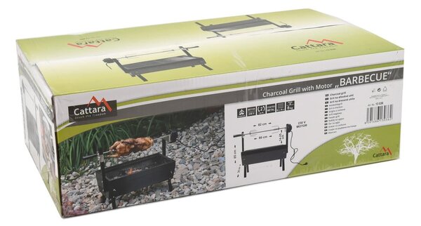 Gril s motorom Cattara Barbecue, dĺžka 60 cm