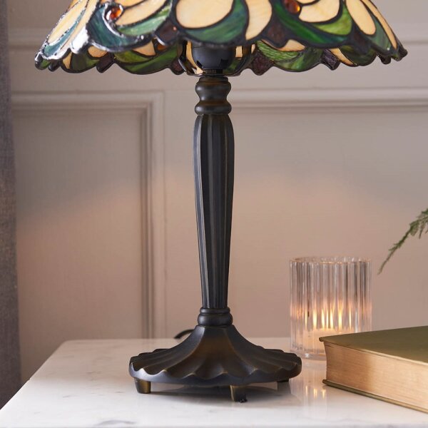 Endon 64195 - Stolová lampa Tiffany JAMELIA 1xE27/60W/230V priemer 31 cm