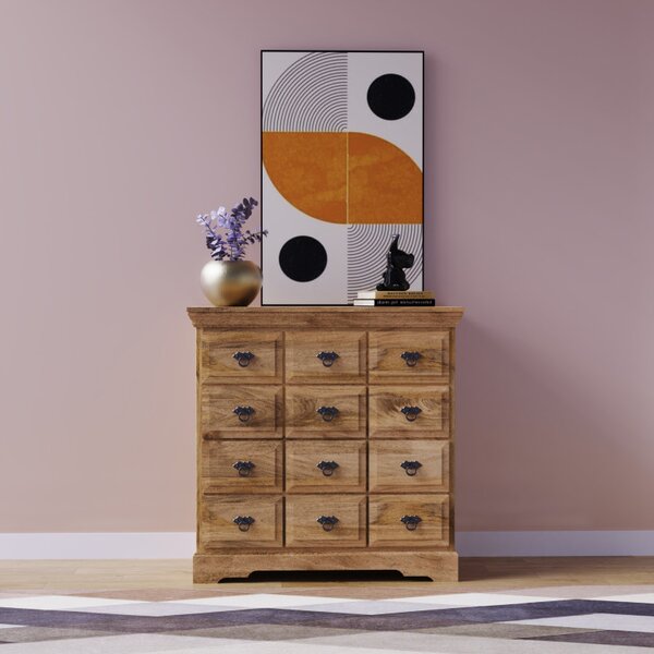 Komoda Guru 90x90x45 indický masív mango
