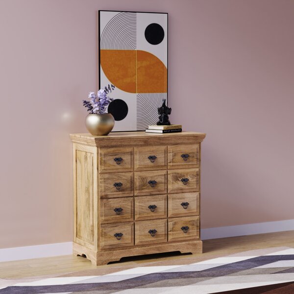 Komoda Guru 90x90x45 indický masív mango