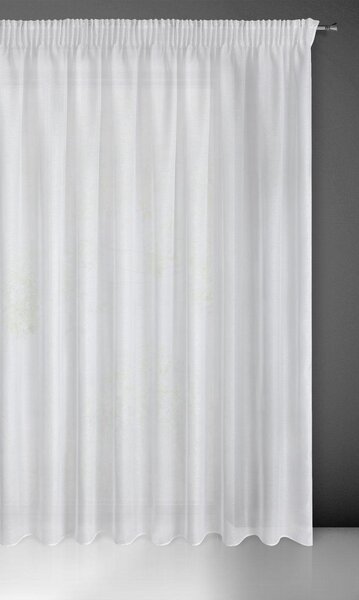 Biela záclona na páske REBECCA 350x250 cm