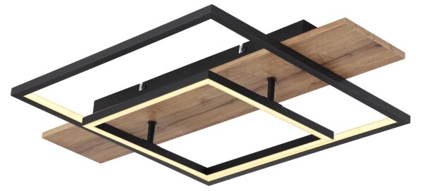 Globo 67289D - stmievateľné LED stropné svietidlo VANNI LED/24W/230V hnedá/čierna