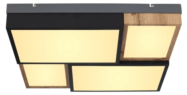 Globo 67286-50 - LED Stropné svietidlo GUNDI LED/50W/230V hnedá/čierna