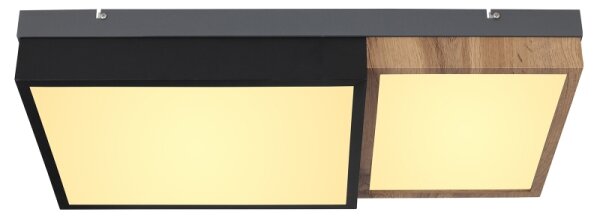 Globo 67286-30 - LED stropné svietidlo GUNDI LED/30W/230V hnedá/čierna