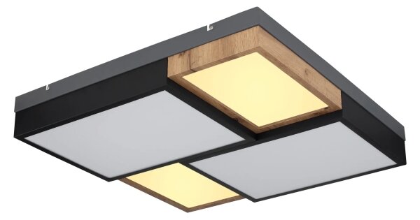 Globo 67286-50 - LED Stropné svietidlo GUNDI LED/50W/230V hnedá/čierna