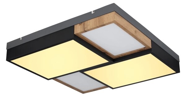 Globo 67286-50 - LED Stropné svietidlo GUNDI LED/50W/230V hnedá/čierna