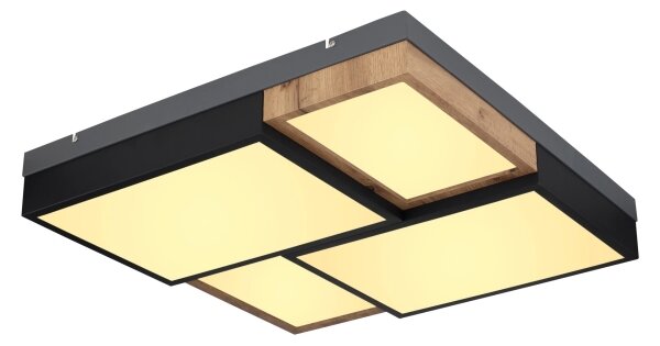 Globo 67286-50 - LED Stropné svietidlo GUNDI LED/50W/230V hnedá/čierna