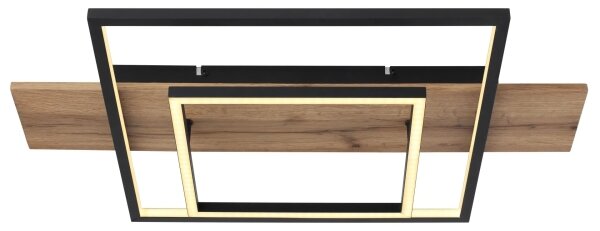 Globo 67289D - stmievateľné LED stropné svietidlo VANNI LED/24W/230V hnedá/čierna