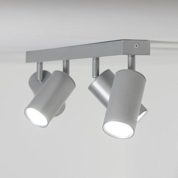 Brilagi - Kúpeľňové bodové svietidlo SELE 4xGU10/30W/230V IP44 strieborná