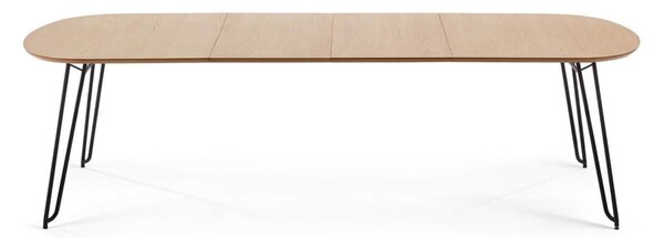 MUZZA Rozkladací jedálenský stôl vanoc 170 (320) x 100 cm prírodný