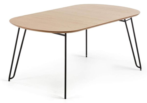 MUZZA Rozkladací jedálenský stôl vanoc 170 (320) x 100 cm prírodný