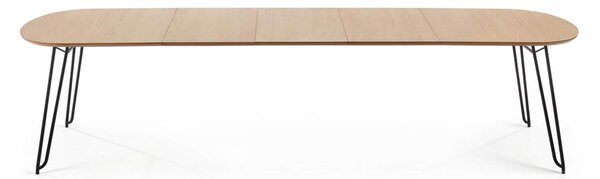 MUZZA Rozkladací jedálenský stôl vanoc 170 (320) x 100 cm prírodný
