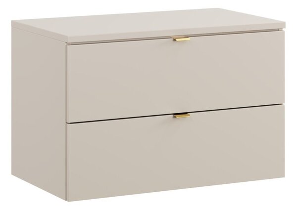 Kúpeľňová skrinka pod umývadlo s doskou 80 cm, sada Dalia (SET-DC B 80CM)