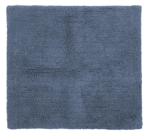 Modrá bavlnená kúpeľňová predložka Tiseco Home Studio Luca, 60 x 60 cm