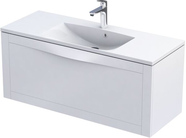 Oristo Skagen skrinka 120x45.5x50 cm závesné pod umývadlo biela OR49SD1S1202