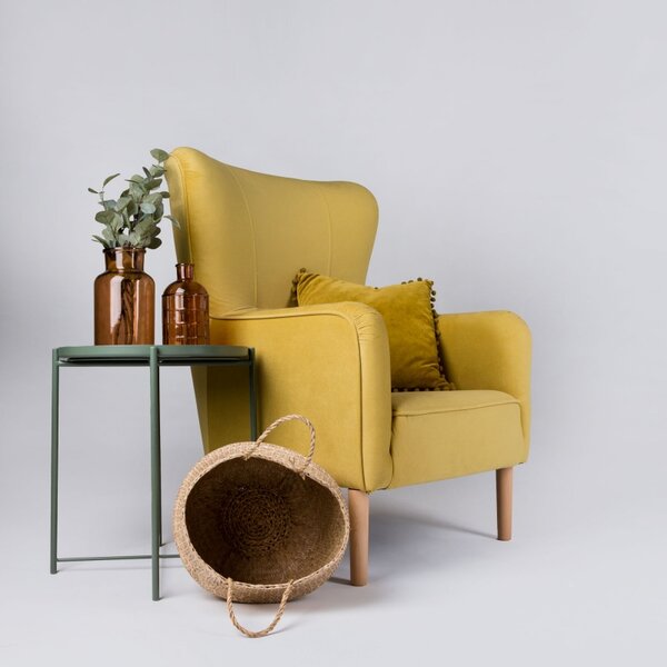 KK Kreslo KLAUDIE žlté