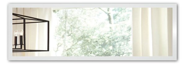 Nástenné zrkadlo s bielym rámom Oyo Concept, 105 x 40 cm