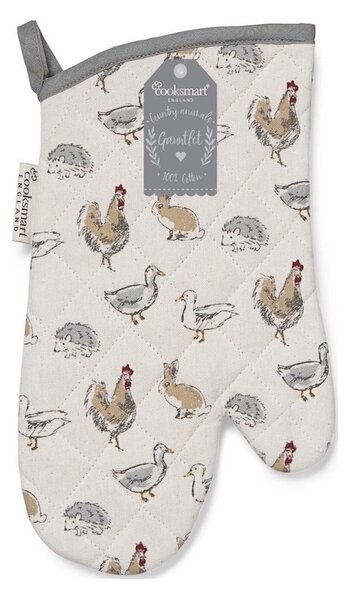 Bavlnená kuchynská rukavica Cooksmart ® Country Animals