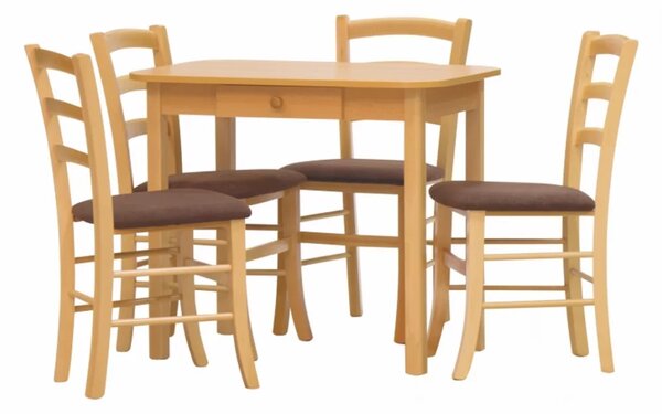STIMA Jedálenská stolička PAYSANE s čalúneným sedákom - výber z odtieňov Buk lux 10 terracotta