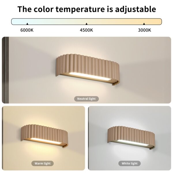 Brilagi - LED nástenné svietidlo FALCON MODERN LED/10W/230V 30 cm 3000/4500/6000K béžová