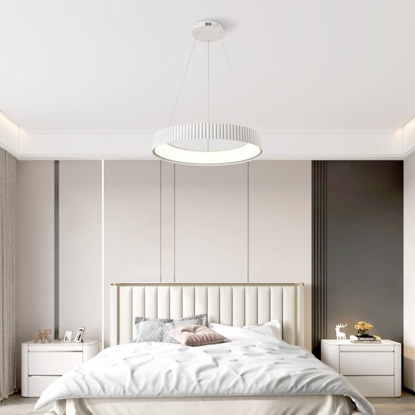 Brilagi - LED stmievateľný luster FALCON MODERN LED/54W/230V pr. 60 cm biela + DO