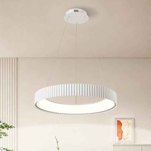 Brilagi - LED stmievateľný luster FALCON MODERN LED/54W/230V pr. 60 cm biela + DO