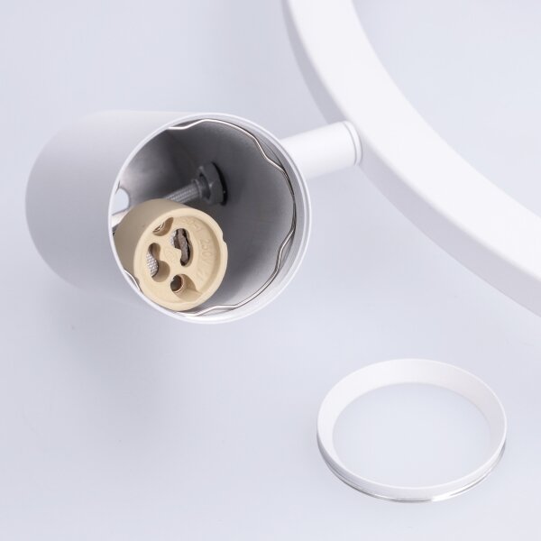 BRILAGI - Luster na lanku SELE 4xGU10/30W/230V biely