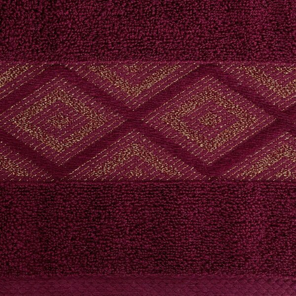 Eurofirany Bavlnený uterák Azari 50x90 cm vínový